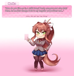 Chibi Monika? Shortstack Monika!