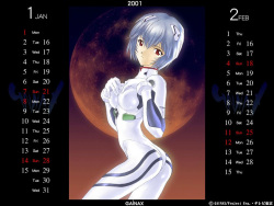 Neon Genesis Evangelion Nousatsu Calendar 2001 & 2002