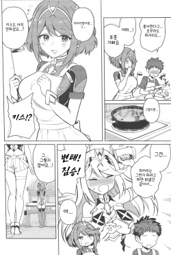 (C101) [Solosimeji (Bunapi 397 Yen)] Ecchi ga Shitai Hikari to Homura | 야한게 하고 싶은 히카리와 호무라 (Xenoblade Chronicles 2) [Korean] page 3