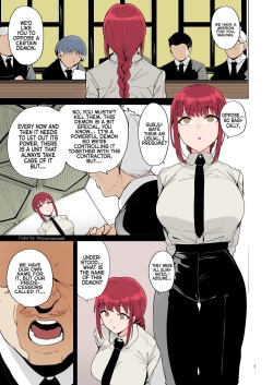 [wakamaker (wakamesan)] Makima VS Chinpo no Akuma (Chainsaw Man) [English] [Colorized] [Digital] page 2