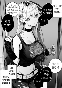 [Egaki Numa] Namaiki na Gal Ane o Ore no Houhou de Wakaraseru Koto ni Shita Hi 1-5  [Korean] [Ongoing] page 1