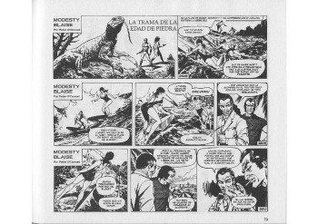 [Romero] Modesty Blaise: La Trama de la Idade de Piedra [Spanish] cover