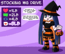 Stocking Anarchy Halloween WG Drive