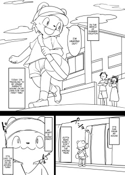 Manmosu Marimo - The first solo trip! [English] [Decensored] page 1