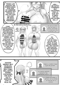 [Niziryu Dark Side (Nizikuroryu)] [Onanie Haishin] Onna Kishi no Shasei Misetaru!! | [Masturbación en directo] ¡¡Así es como eyacula una caballera futanari!! (Nijisanji) [Digital] [Spanish] [MFT-Team] page 4
