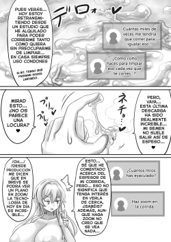 [Niziryu Dark Side (Nizikuroryu)] [Onanie Haishin] Onna Kishi no Shasei Misetaru!! | [Masturbación en directo] ¡¡Así es como eyacula una caballera futanari!! (Nijisanji) [Digital] [Spanish] [MFT-Team] page 8