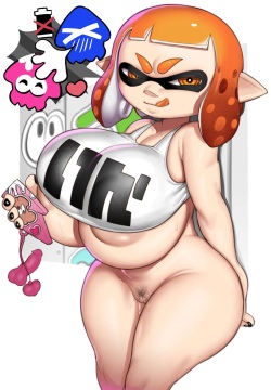 Charlie the Big Tittied Inkling Slut