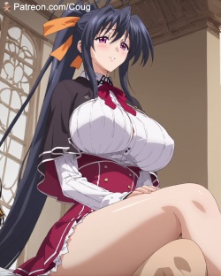 Akeno Himejima in High School DxD hentai