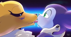 Renamon x Impmon