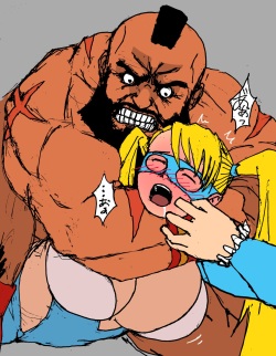 [Sanman-Drill] Zangief VS. Rainbow Mika (Street Fighter) [Japanese + English] page 2