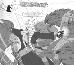 [Flick] Togruta Jedi &amp; Her Padawan (Star Wars) (Spanish) [kalock &amp; ToonX] page 4