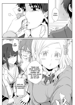 [Nikoushikou (Nekosaki Aoi)] 與小智的媽媽們溫泉旅行啦! | ¡Un Viaje a las Aguas Termales con la Mamá de Tomo y sus Amigas! (Tomo-chan wa Onnanoko!) [Spanish] [UNION ANIME + Neko Time] [Digital] page 4