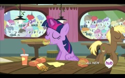 That Pony Sure Loves Burgers