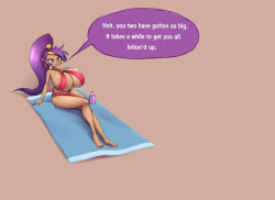 Shantae's Sun lotion Mishaps