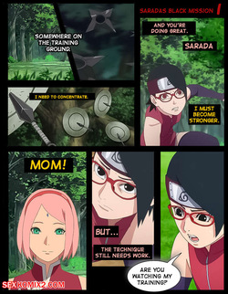Naruto. Saradas Black Mission. KristoLin for sexkomix2.com page 2