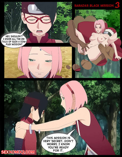 Naruto. Saradas Black Mission. KristoLin for sexkomix2.com page 4