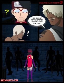 Naruto. Saradas Black Mission. KristoLin for sexkomix2.com page 6