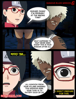 Naruto. Saradas Black Mission. KristoLin for sexkomix2.com page 7
