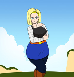 New Year's Toast - Android 18