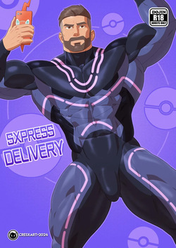 [Cresxart] PokeHunks - Sxpress Delivery (Professor Turo x Courier) page 1
