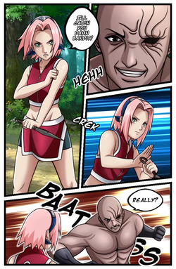Sakura Haruno Belly Punch Comics PART 1 page 2
