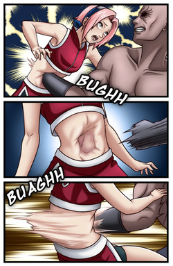 Sakura Haruno Belly Punch Comics PART 1 page 5