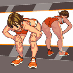 Track Girl Squats