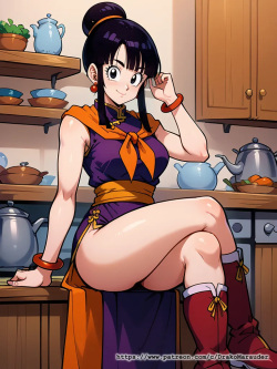 Chi-Chi (チチ) Dragon Ball Z - DrakoMarauder [AI Generated] page 2