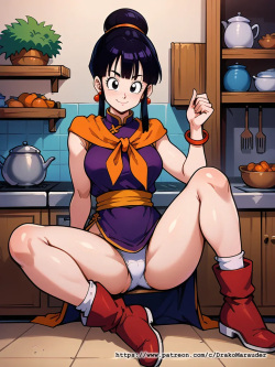 Chi-Chi (チチ) Dragon Ball Z - DrakoMarauder [AI Generated] page 3