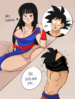 goku x chichi shirt comic