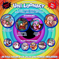 Uni Loonacy: Tiny Toons Looniversity Art Pack