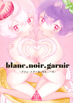 blanc,noir,garnir