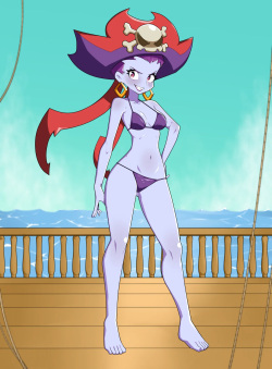 Coppertone-Cruising Claims Risky Boots and Her Pirate Pretties!