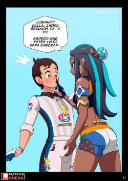 [Cheka.art] Nessa Battle Gym Part 2 (Pokémon Sword and Shield) [Spanish] page 3