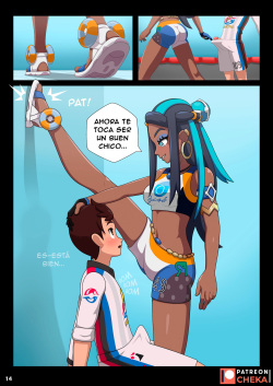[Cheka.art] Nessa Battle Gym Part 2 (Pokémon Sword and Shield) [Spanish] page 6