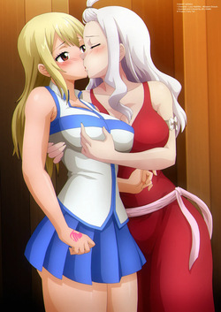 Lucy & Mirajane Kiss + Source