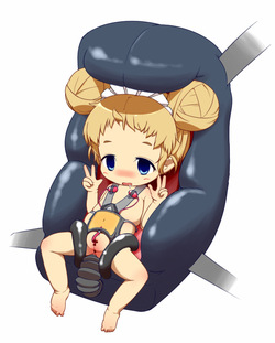 Lolicon latex bondage