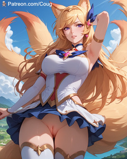 Ahri Star Guardian hentai | League of Legends parody