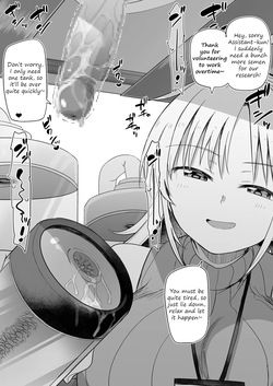 Dr. Hachisuka's semen milking bondage table's collection work