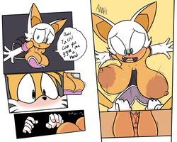 Rouge hanging with her Hangers