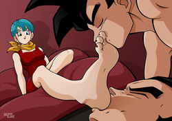 Saiyan Slave Feet Only + Comics page 10
