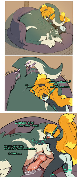[Morpskorp] Midna x Wolf Link (Twilight Princess) page 8